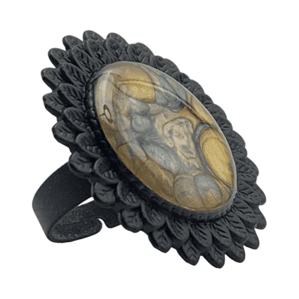 Anillo Devorador de Sueños, pintado a mano - Imagen 6