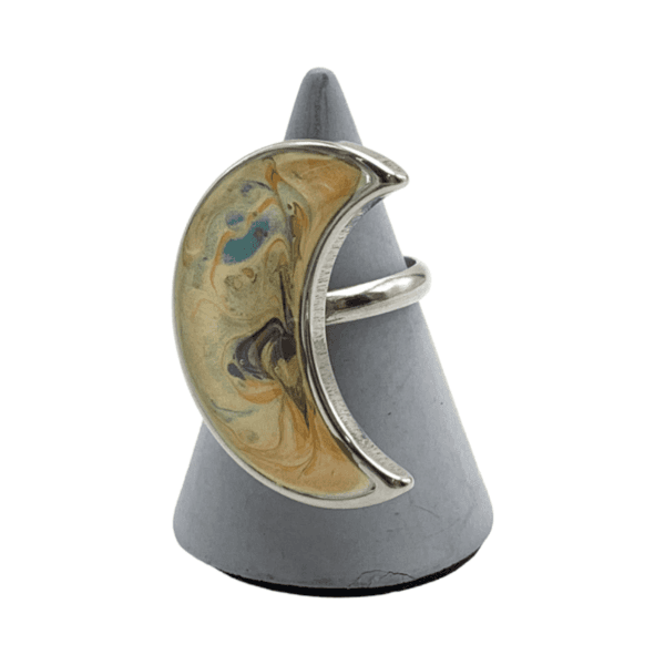 Anillo Realidad paralela, pintado a mano - Imagen 4