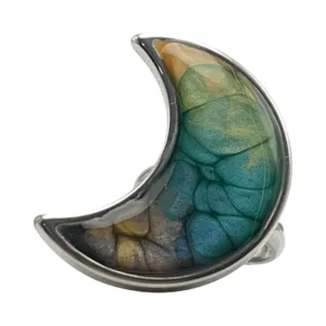 Anillo Océano estelar, pintado a mano