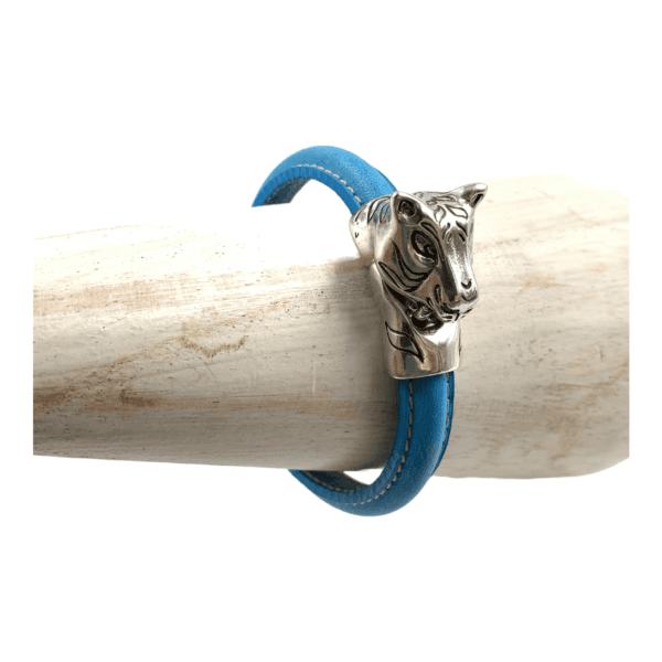 Pulsera para hombre Un tigre anda suelto, hecha a mano - Imagen 8