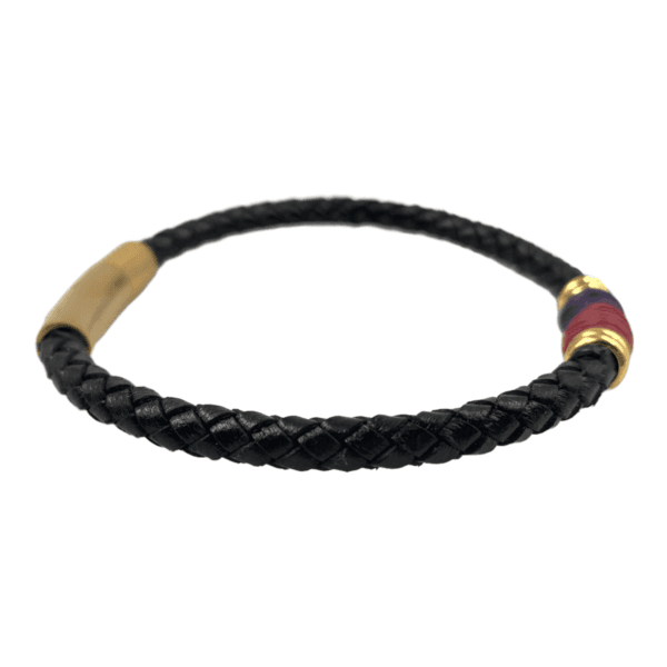 Pulsera para hombre Elegancia bicolor, hecha a mano - Imagen 4