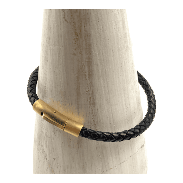 Pulsera para hombre Elegancia bicolor, hecha a mano - Imagen 5
